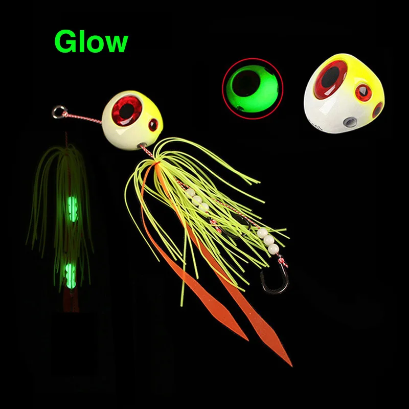 60g 100g 120g 150g 200g Tai Kabura Slider Jig Sinker plomo Jigging señuelos Inchiku Tai gomas pargo rojo cebos de pesca de mar barco - imagen 5