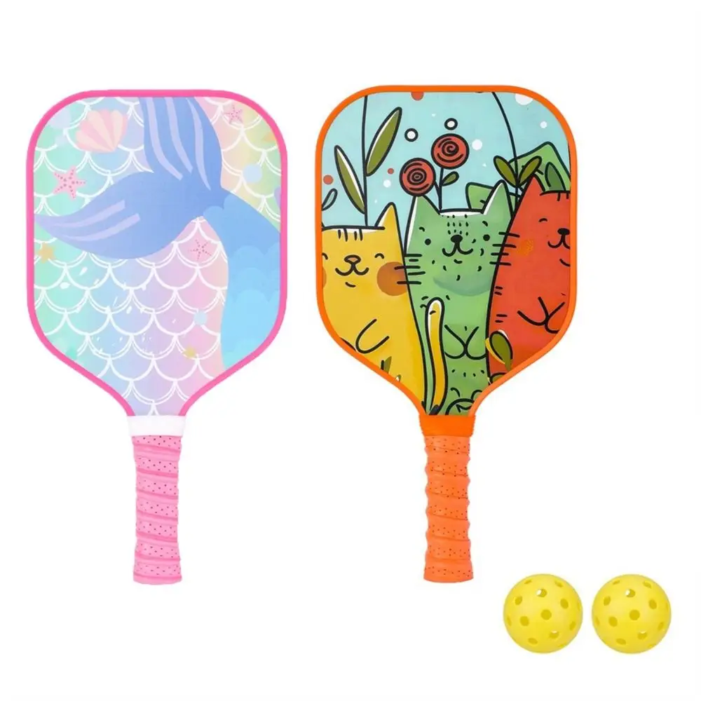 Paleta de Pickleball diseño gato sirena, ligera con núcleo panal - imagen 4