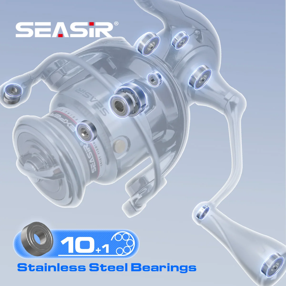 Carrete Spinning Seasir Expert – Lanzamiento ultralargo mar y río - imagen 5