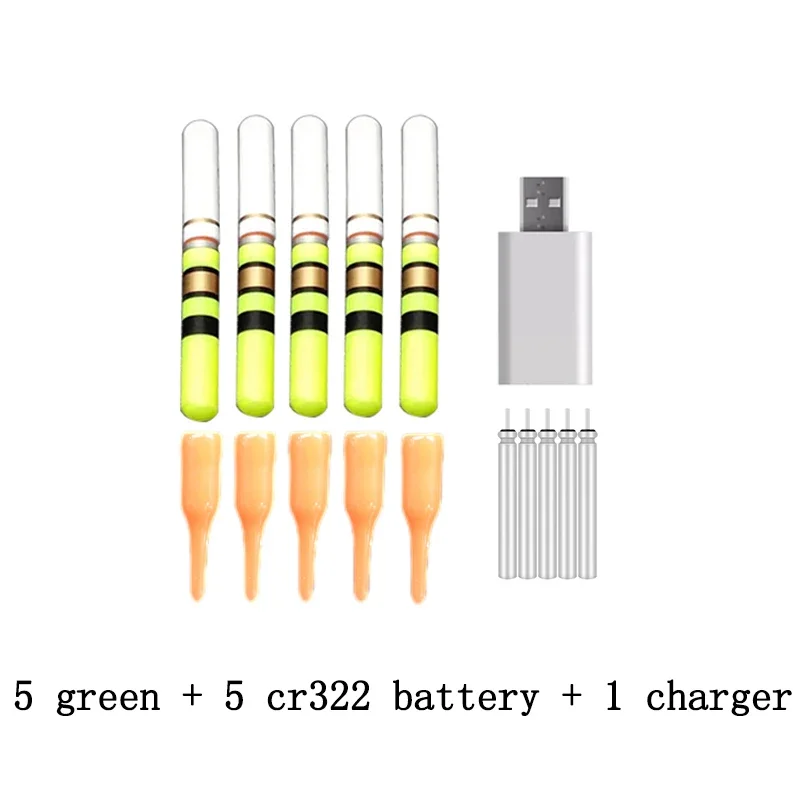 green and 1 charger