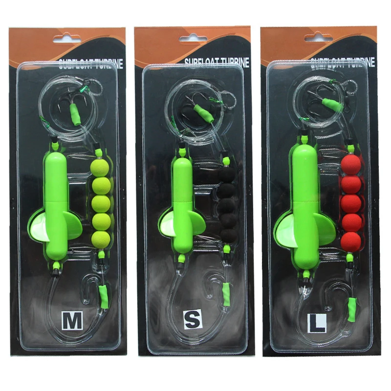 Kit flotadores carpa con boilies pop-up, anzuelos y línea - imagen 4