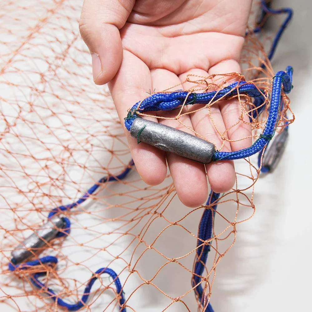 Línea multifilamento Lawaia con plomo, red fundida para peces, red trampa de pesca para lanzar a mano al aire libre - imagen 3