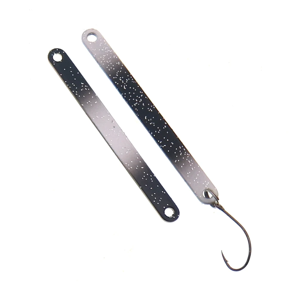 Cuchara de pesca de palo de trucha, 6,5 cm, 3,8g, cebo de cuchara de colores, señuelo de pesca de Metal de cobre para trucha, perca de Lucio - imagen 4