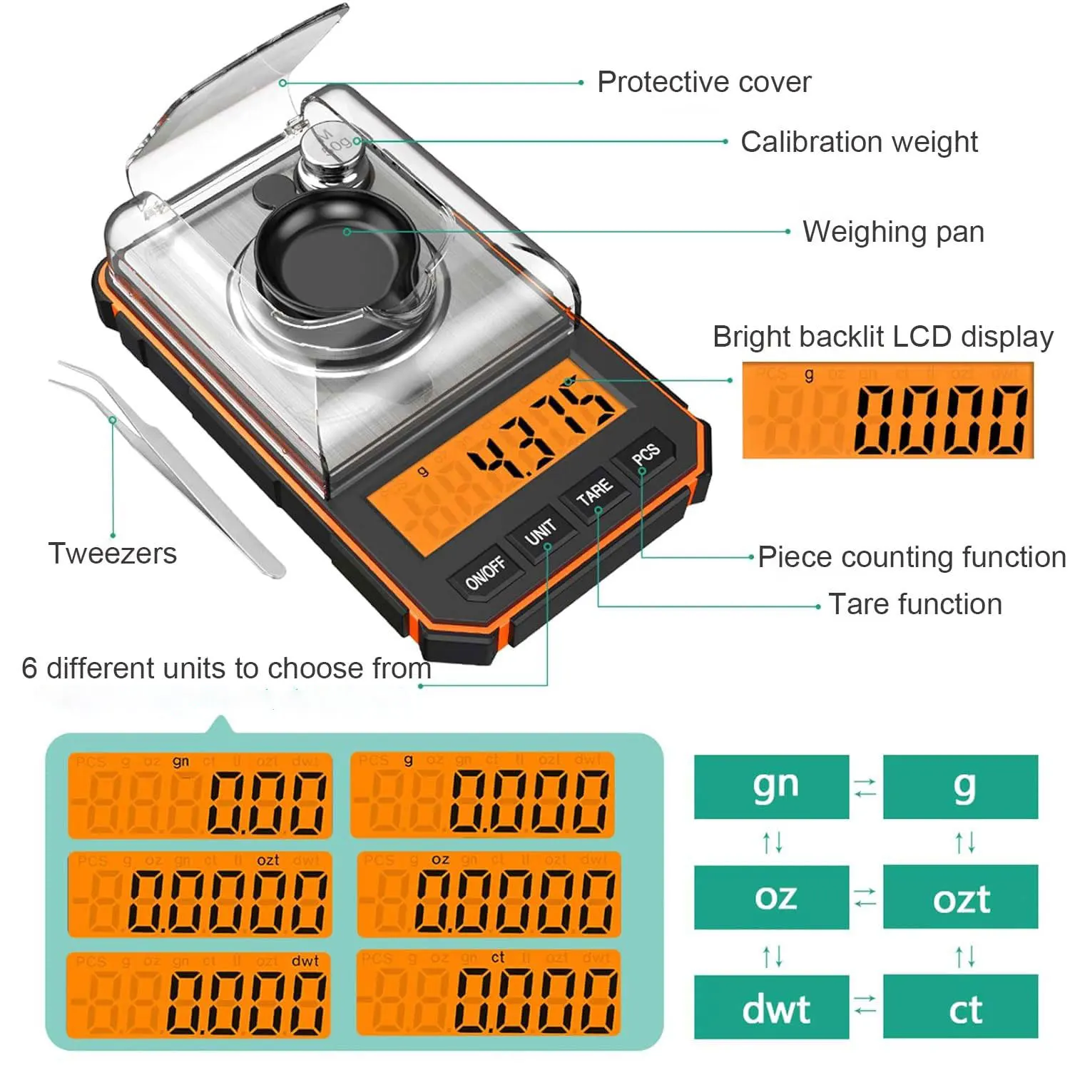 Báscula Digital Precisión Brifit – Balanza de Bolsillo para Pesca - imagen 5