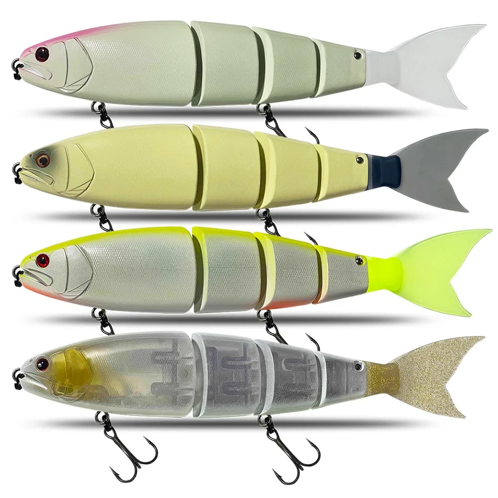 TEKNIK-señuelo articulado Swimbait leurre 2024, cebo gigante Balam 245, cebo grande para lubinas, señuelo duro GiantBait Balam245 - imagen 3