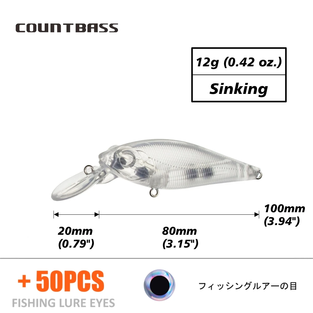 Blank Lure With Eyes