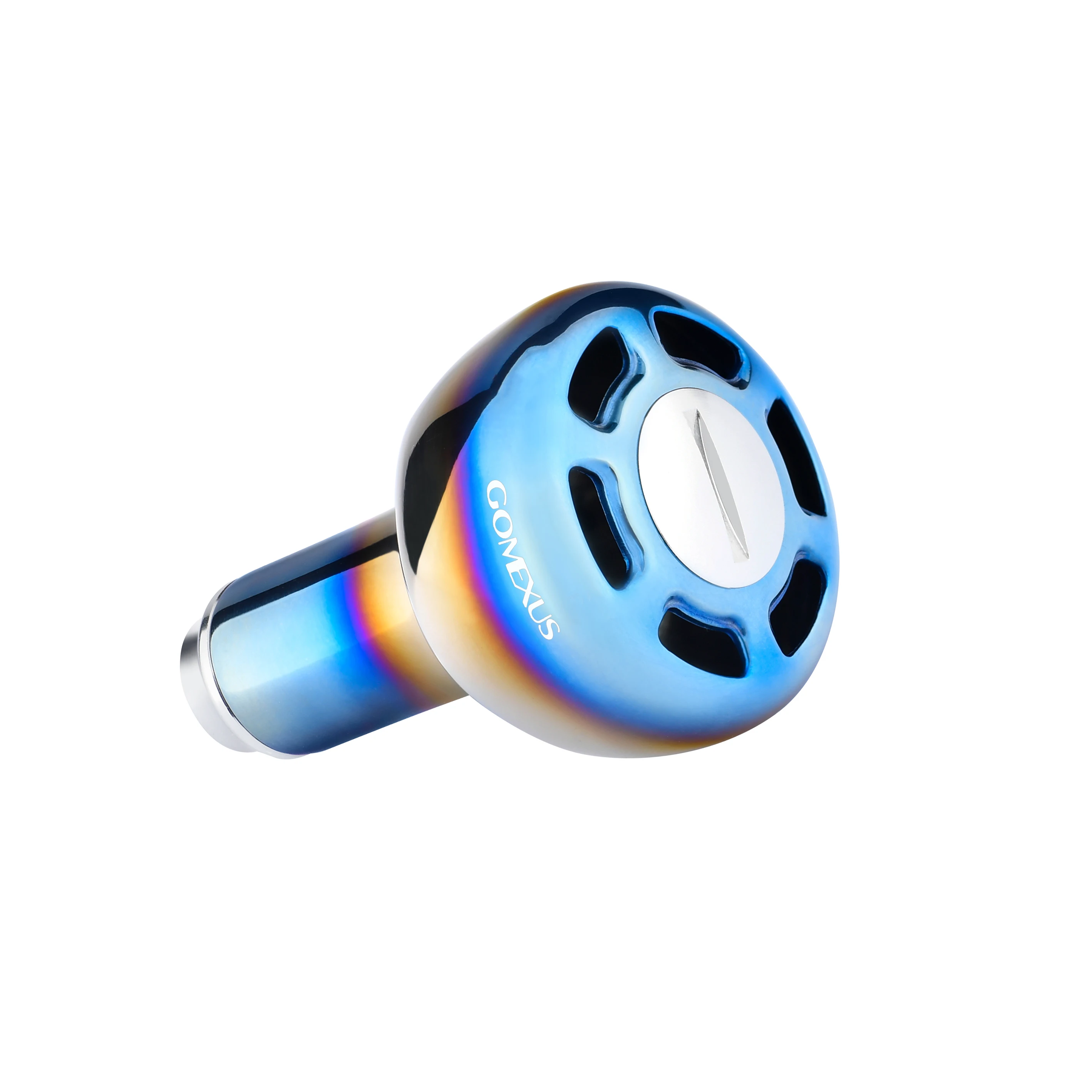 Gomexus-mango eléctrico de titanio de 120mm con perilla de 30mm para carrete Shimano Antares Bantam Metanium Daiwa Steeze Zillion Tatula - imagen 3