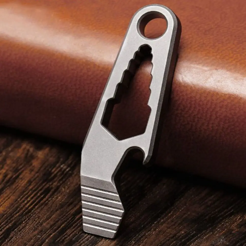 Llavero mini de titanio multifuncional EDC portátil para mochila - imagen 5