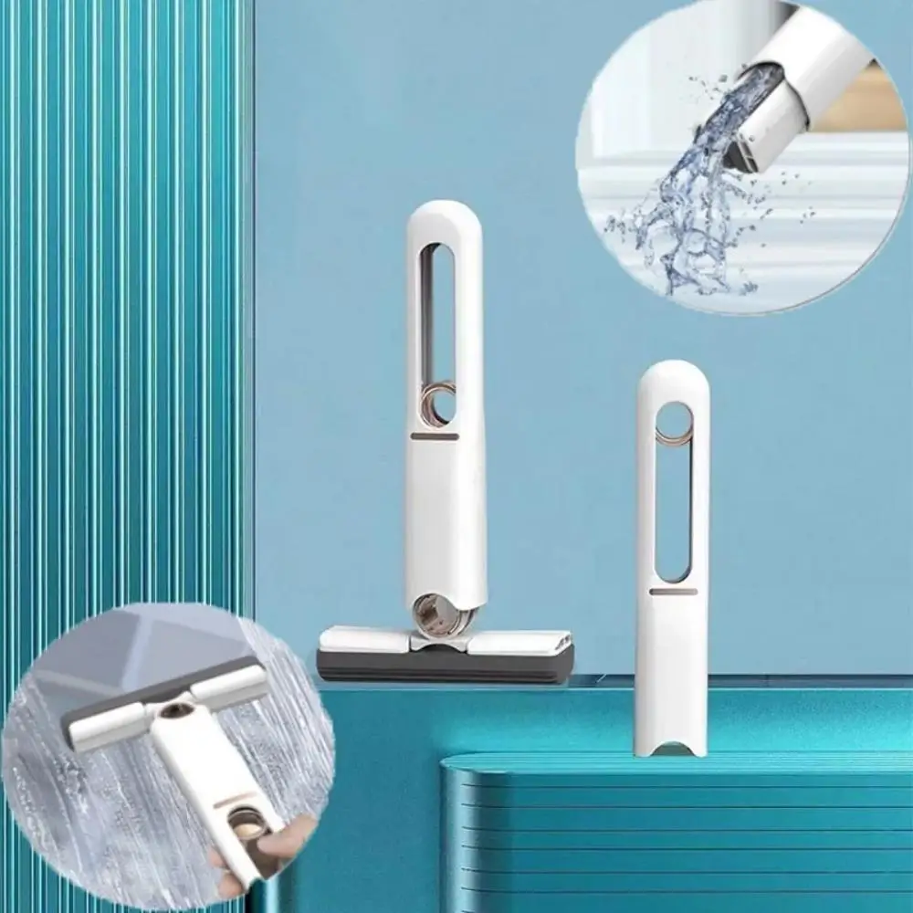 Nuevo mini fregona portátil, herramienta de limpieza del hogar, adecuada para cocina, coche, limpieza de escritorio, fregona de limpieza de vidrio y esponja. - imagen 2