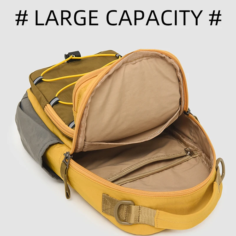 Bolsa de pecho para pesca, viajes al aire libre, senderismo, ciclismo, desplazamientos, Camping, bolsos de hombro, deportes de ocio, mochila grande de corta distancia - imagen 3