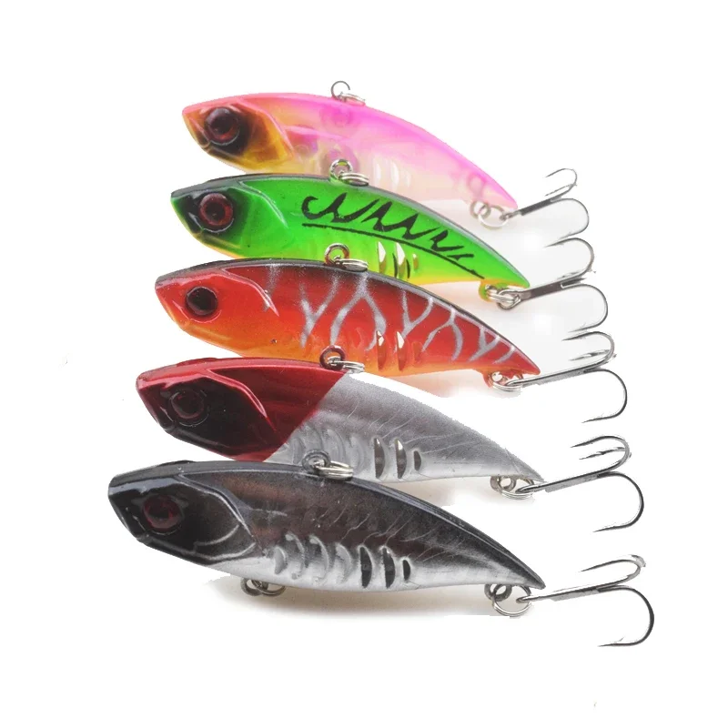1  Pc Sinking Vibration Fishing Lure 6cm 11g Hard Plastic Artificial VIB Winter Ice Fishing Pike Bait Tackle Isca Peche - imagen 5