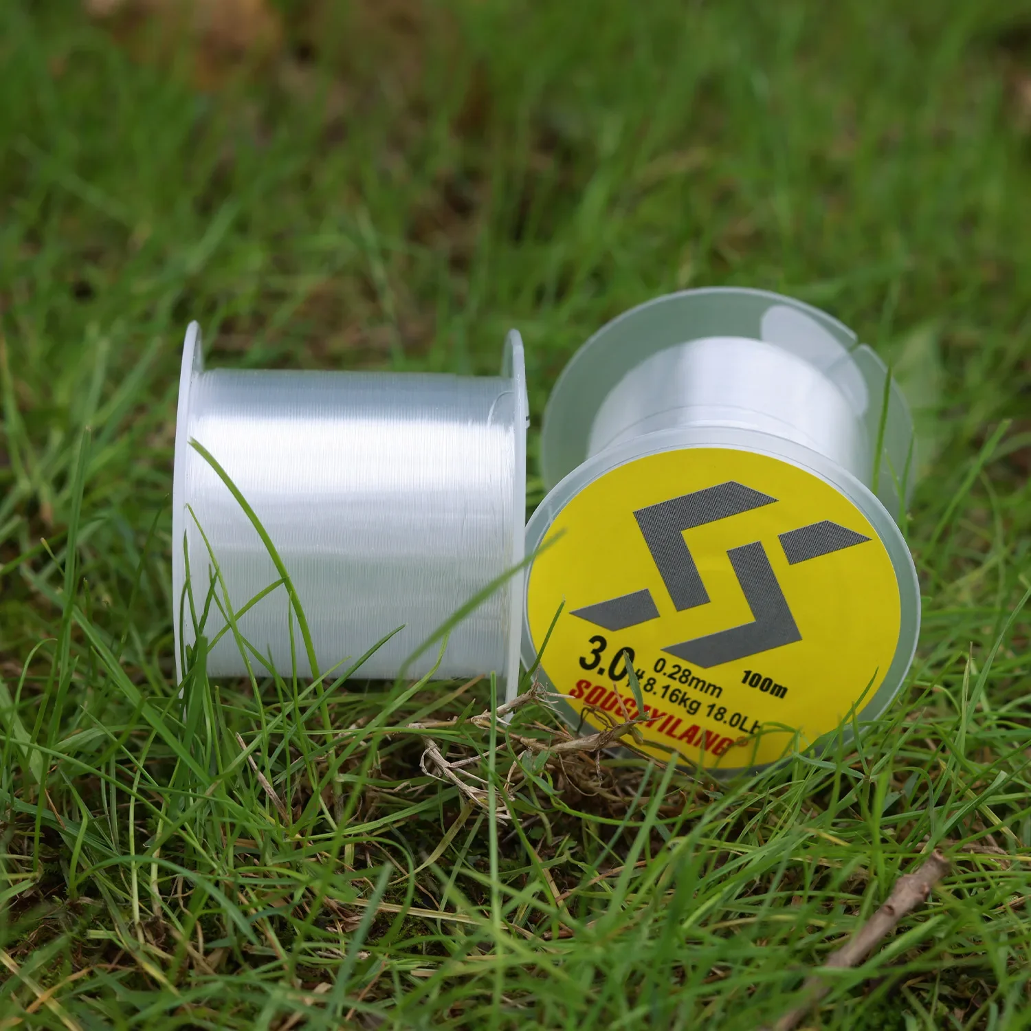 Sougayilang-sedal de pesca de nailon, monofilamento transparente de 100m y 500m, arrastre máximo de 17kg para pesca de carpa de lubina de agua dulce - imagen 2