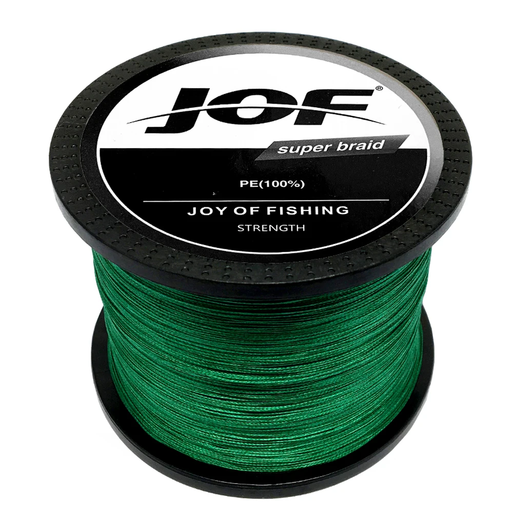 JOF-línea de pesca trenzada de PE multicolor X8, superpotencia, alta fuerza de tracción, diámetro de 100 MM ~ 300 MM, 500M, 0,14 M, nueva actualización - imagen 4