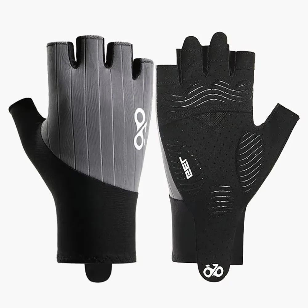 Guantes de bicicleta de verano, guantes de ciclismo MTB de medio dedo para hombres, acolchados 3D, antideslizantes, absorbentes de golpes, accesorios para bicicletas