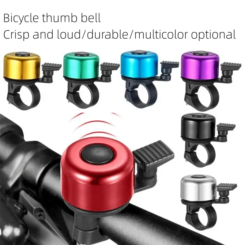 Timbre de pulgar para bicicleta de carretera y de montaña: timbre de bicicleta manual para ciclistas - imagen 3