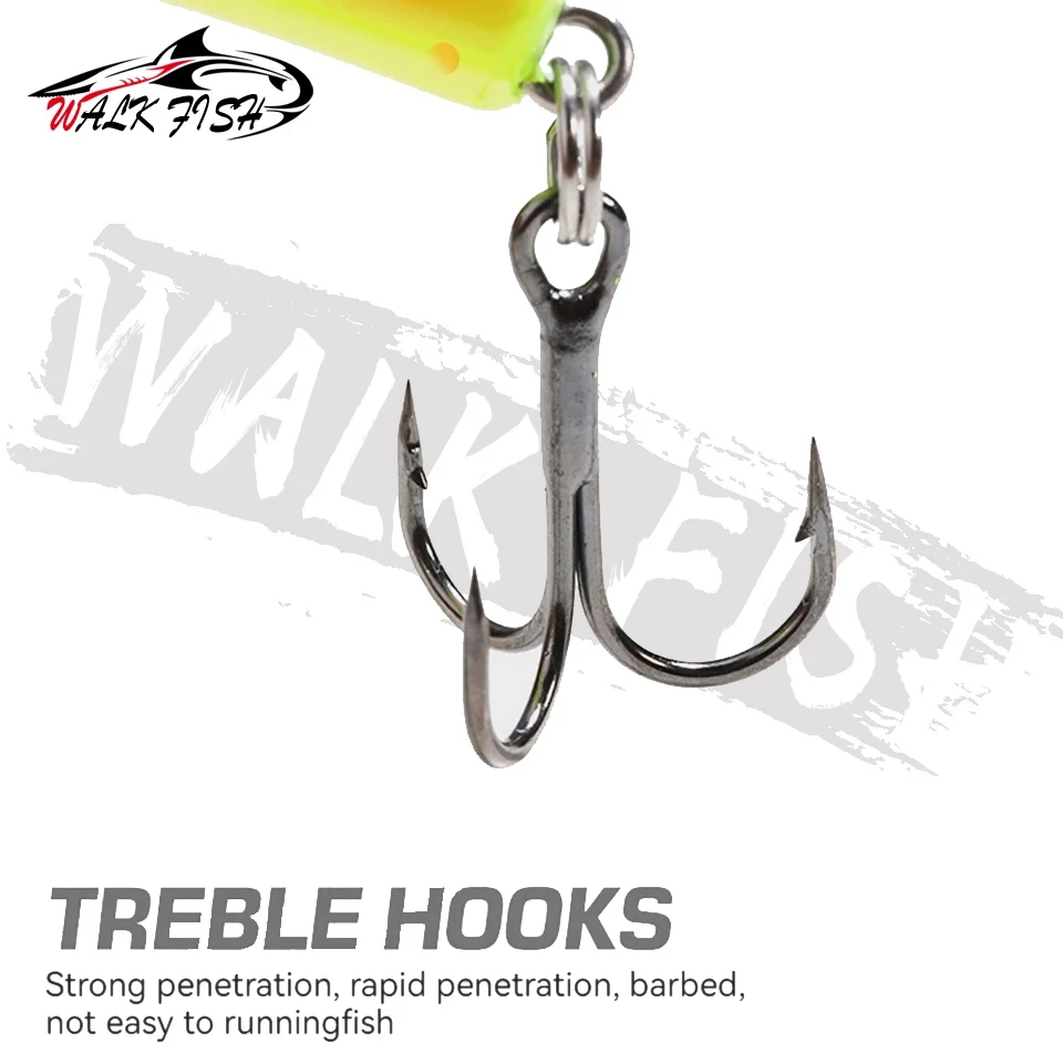 WALK FISH-señuelo de pesca Trolling, ojo de pez profundo, Wobbler, 12cm, 20g, Crankbait flotante, pececillo, lubina, cebo de Lucio, profundidad de 0-6m, aparejos de pesca - imagen 5