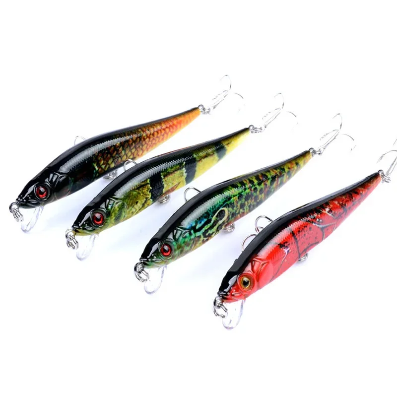 Señuelo Minnow rígido para lucio y perca — acabado realista UV - imagen 5