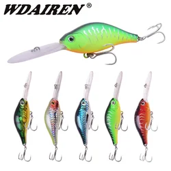 Crankbait flotante de buceo - Señuelo duro para lucio y carpa