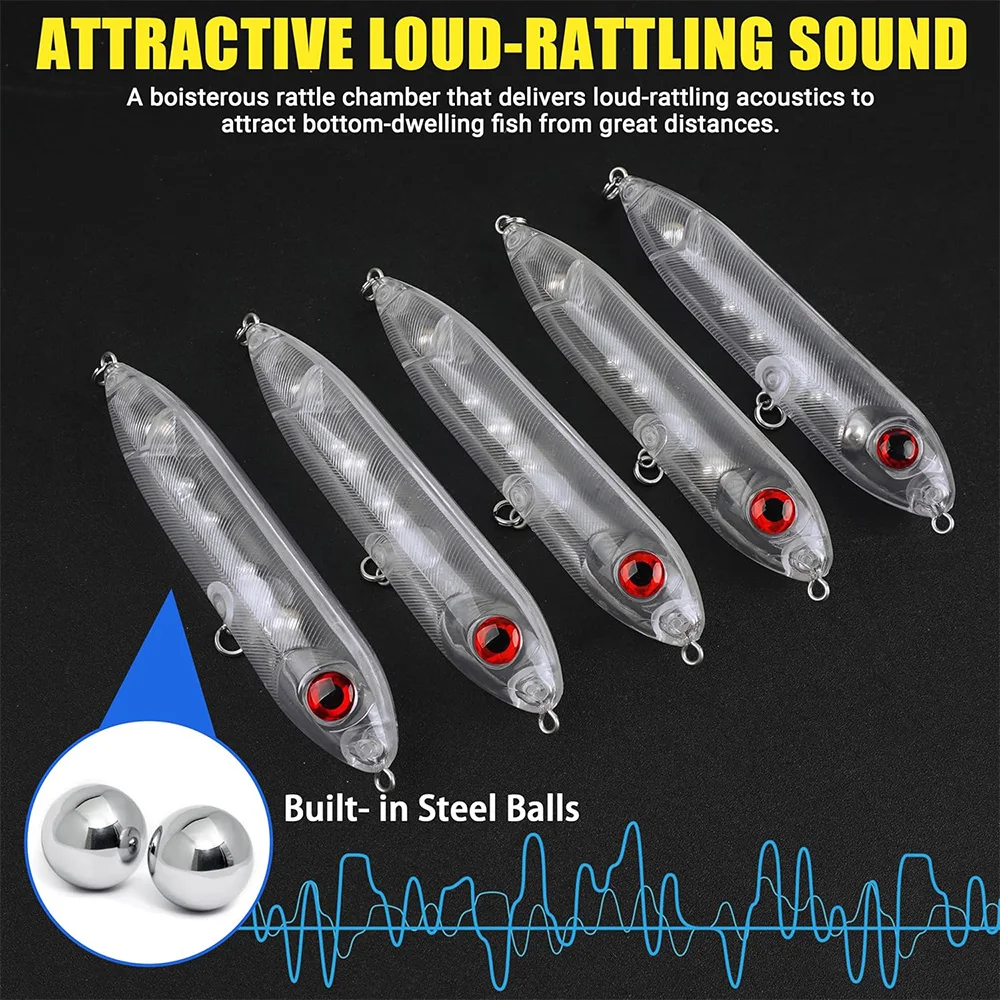 Kit de aparejos de bagre, 10 Uds., 5 uds., línea de sonajero para pesca con gato, señuelos flotantes con 5 uds., líderes de acero, anzuelos circulares, aparejos para aparejos Santee - imagen 4