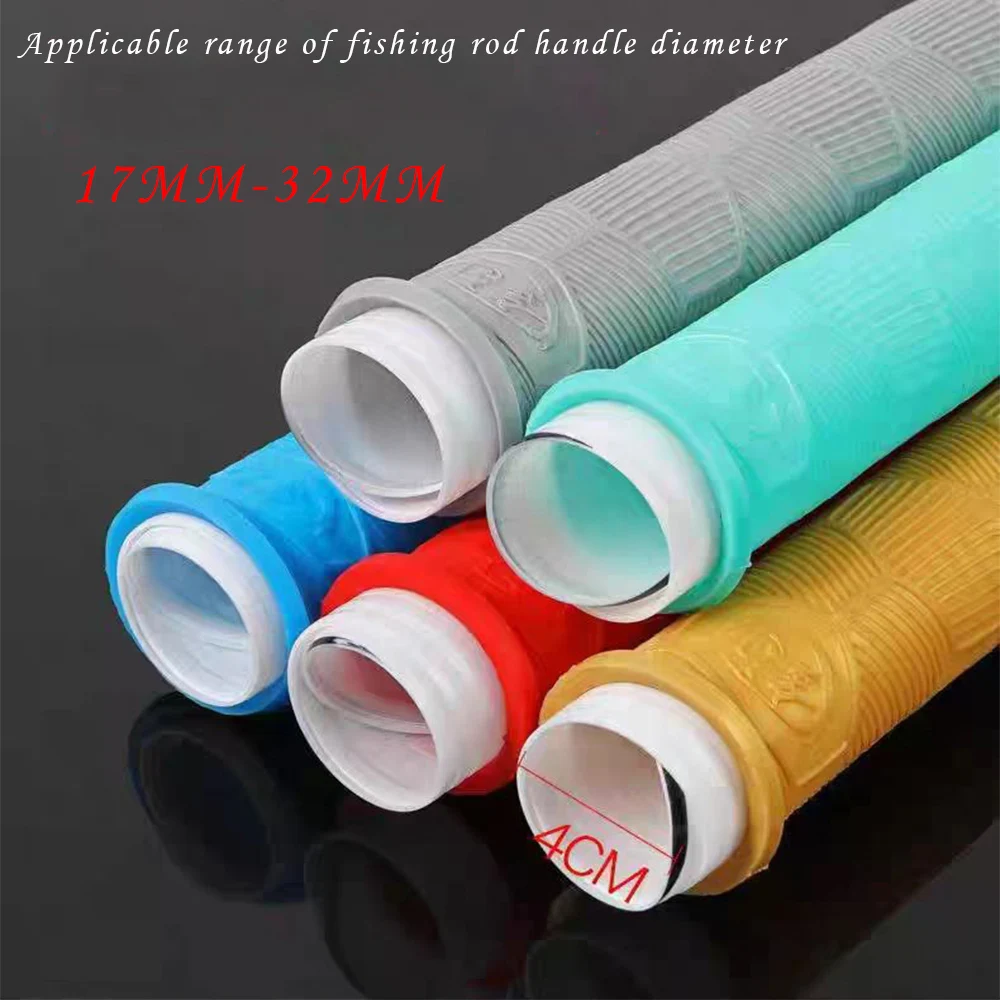 Lawaia-mango para caña de pescar, funda para caña de pescar, guante para caña, herramientas protectoras de silicona (1 unidad) - imagen 2