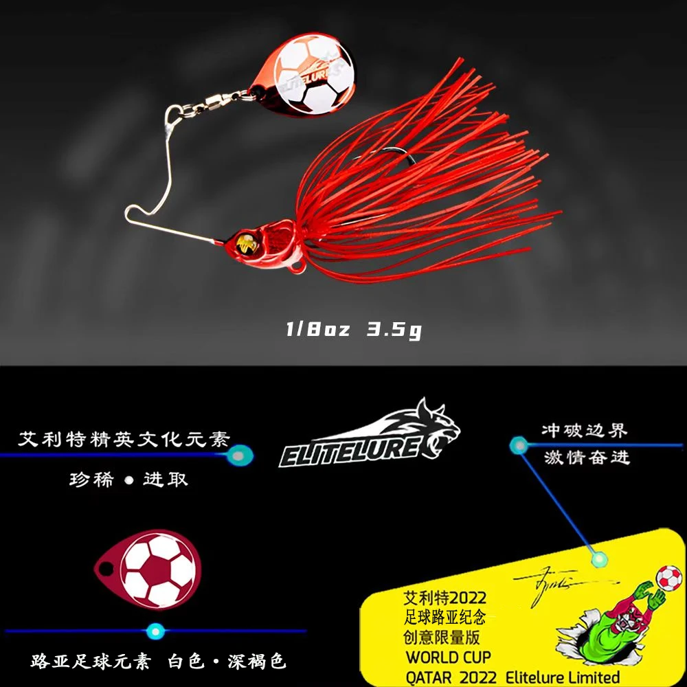EliteLure Bearded Man jig plomado con lentejuelas para pesca - imagen 4