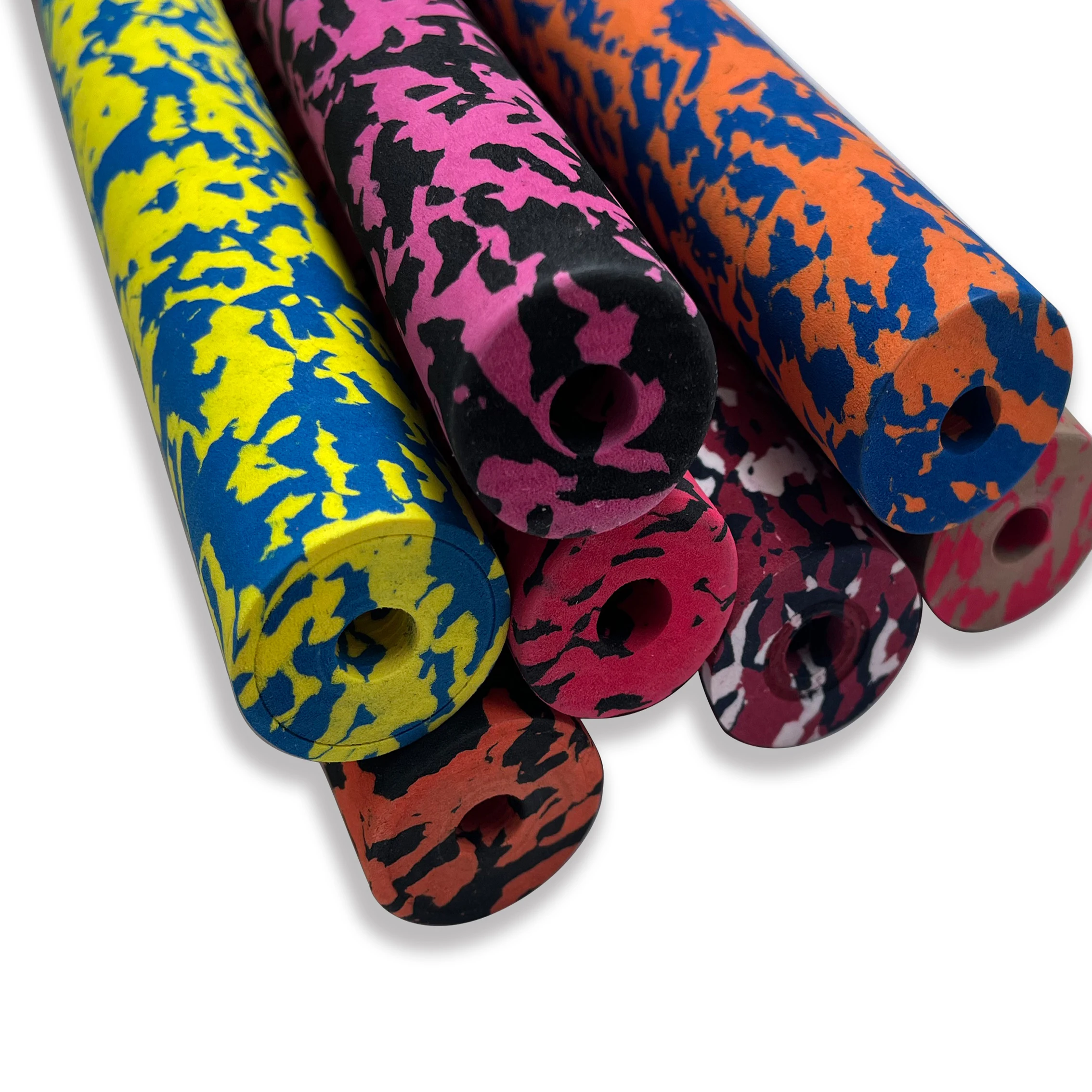 TAKEDO-mango de espuma EVA con agujero de 9,5 MM para caña de pescar, empuñaduras rectas hechas a mano de Color camuflaje, reparación de construcción de varillas, materiales artesanales DIY - imagen 4