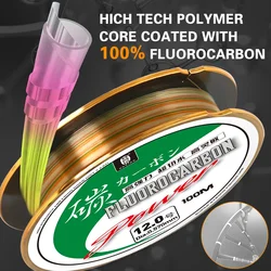 ZUKIBO Línea fluorocarbono para carpa - japonés, hundimiento rápido