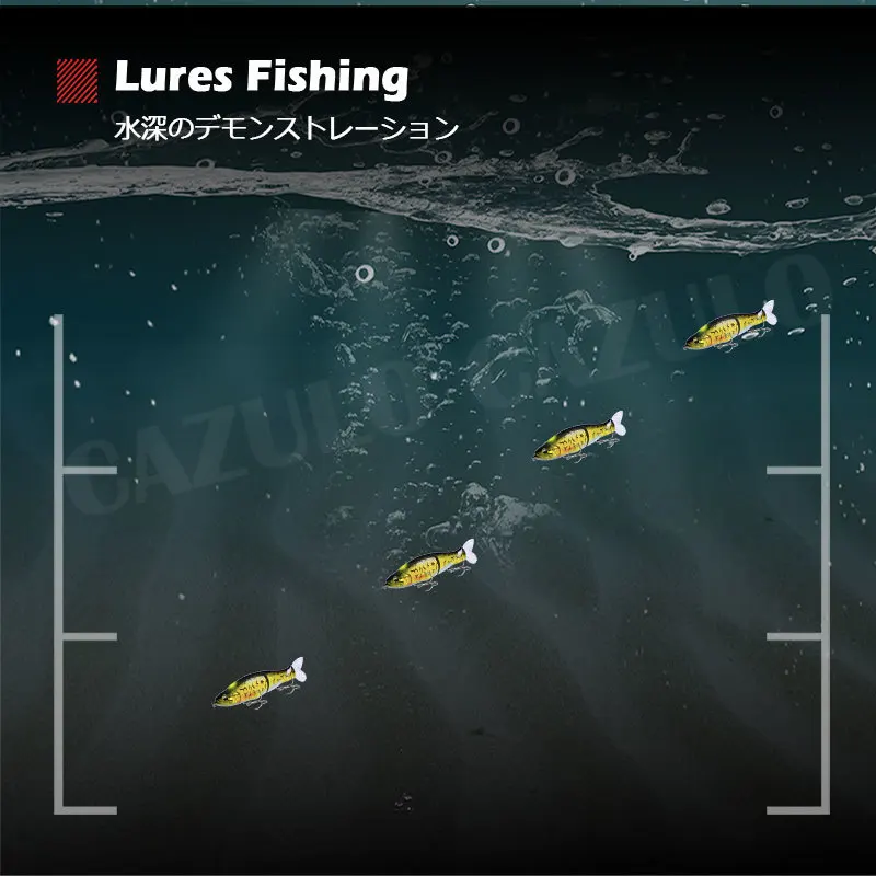 SwimBait-señuelo de Pesca de hundimiento lento, 2022mm, vibración suave, Accesorios de Pesca de lucio y lubina, equipo Artificial de Mar Isca, 135 - imagen 5