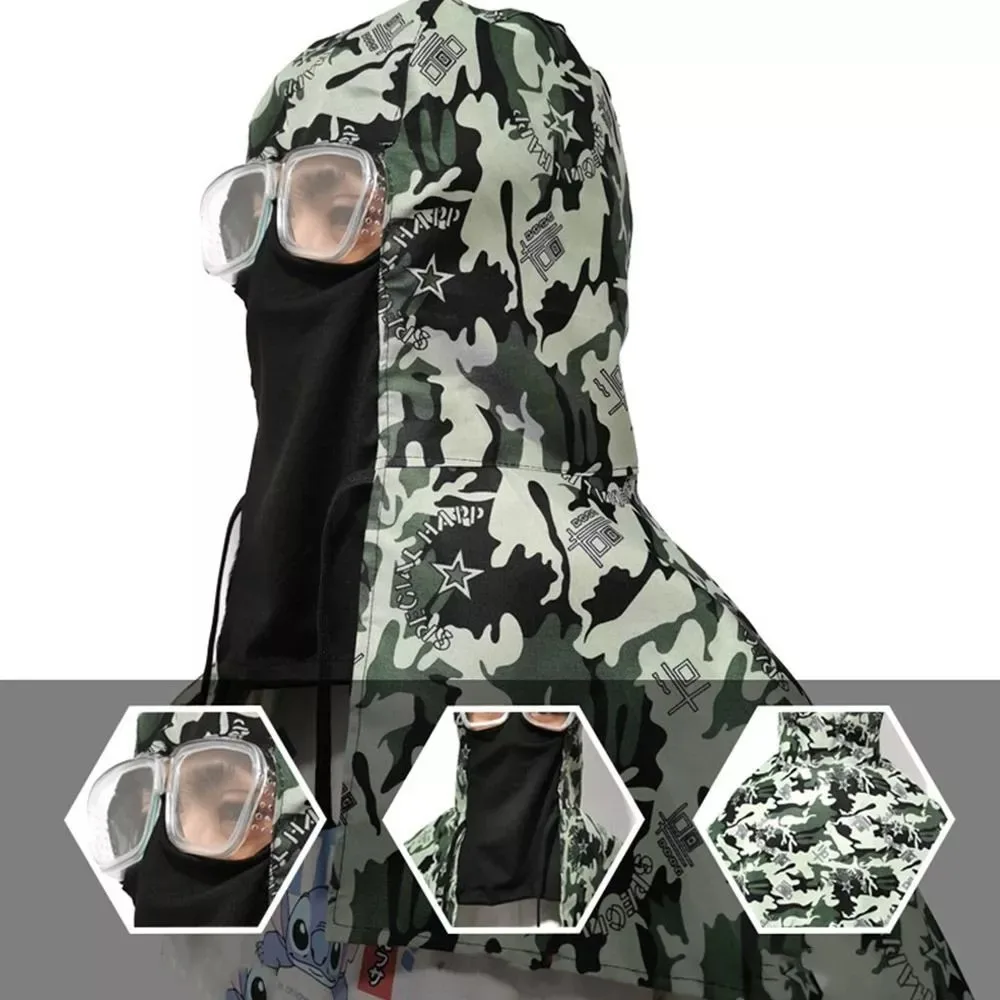 Nueva capucha de soldadura de protección completa, protección solar lavable, cubierta de cuello de soldadura para hombres y mujeres, cubierta de cabeza de soldadura al aire libre - imagen 3