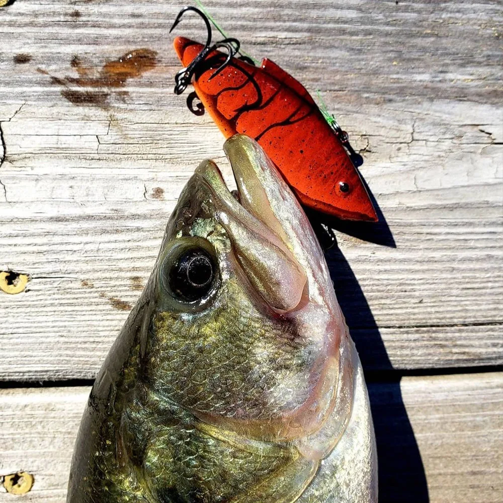 Señuelo duro Artificial para pesca en el mar, trampa con sonajero, Crankbait, 6,5 cm/7,5 cm, Vintage, para trucha, perca - imagen 4