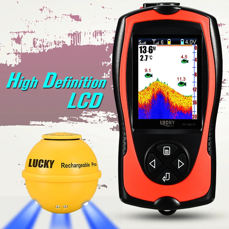 Lucky Sonar – Localizador de peces portátil con sensor inalámbrico - imagen 4