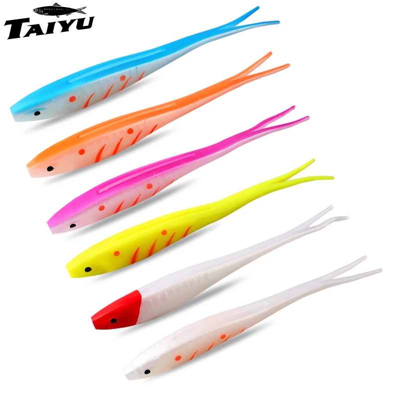 Señuelo blando cola horquilla TAIYU Trophy para pesca marina
