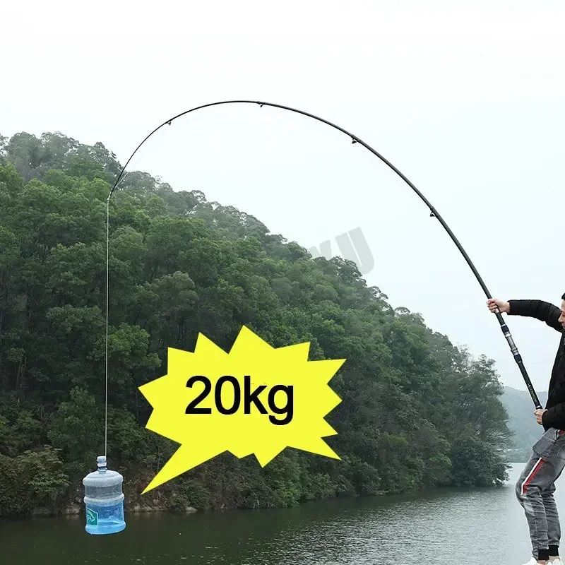 Caña de pescar de carbono de 4,2 M, 50kg por encima, caña de tiro de larga distancia superdura, barco de mar telescópico, caña de pescar de calidad súper alta - imagen 4