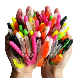 Señuelos de silicona Wobbler – Kit cebos blandos pesca