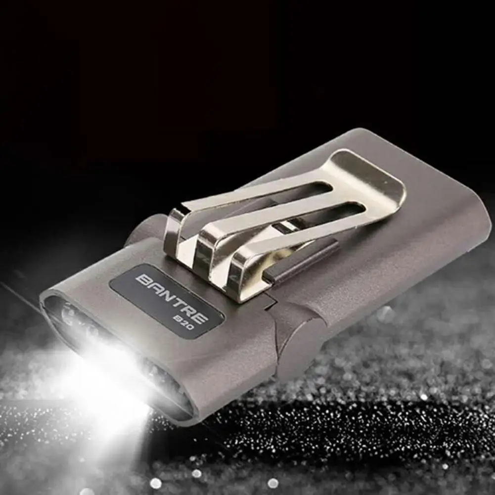 Fishing Hat Clip Light USB Charging Mini Convenient Dark Area Lighting 3 Smart Modes Fishing Flashlight Rechargeable Headlamp - imagen 3