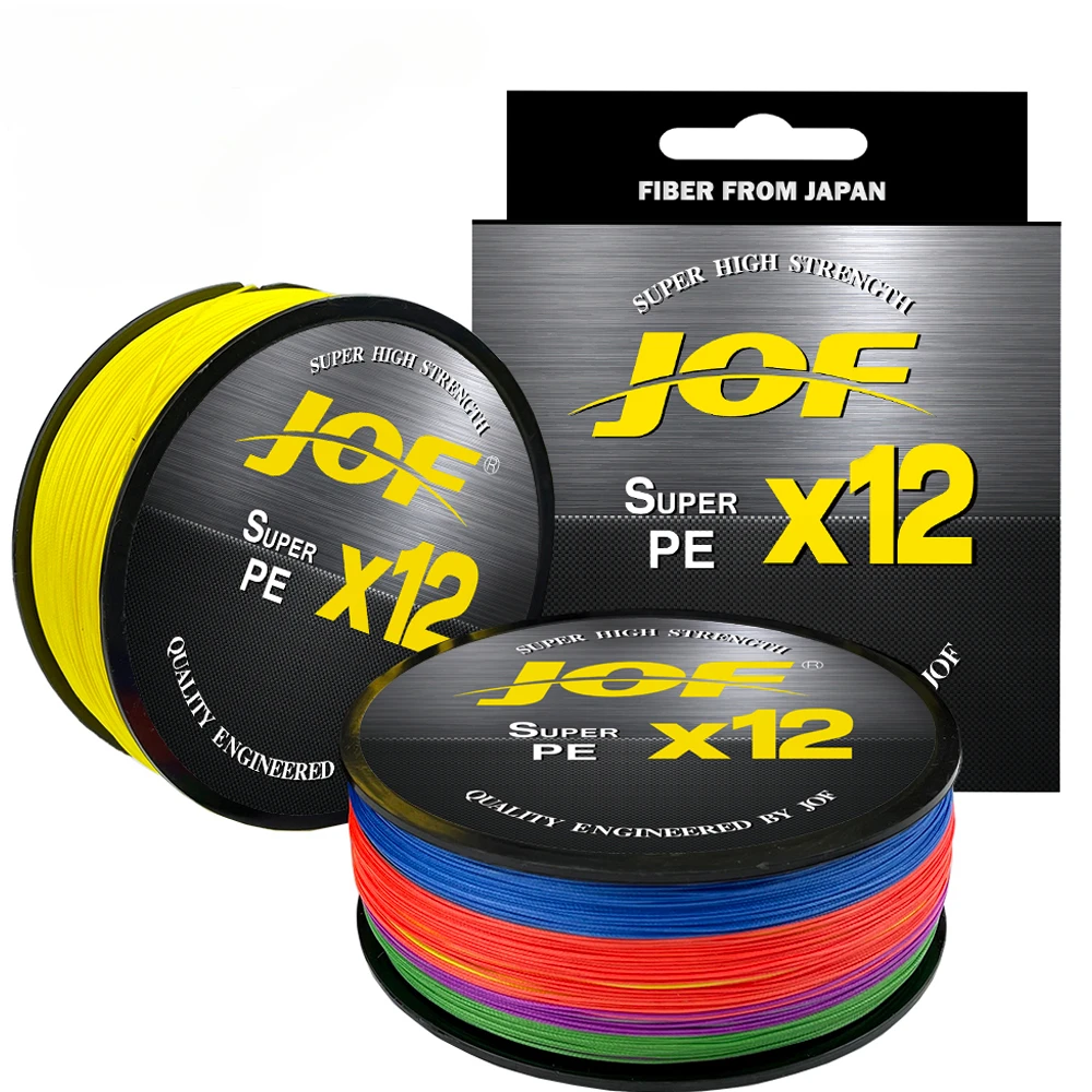 JOF Japón Original 9x12x16x hilo de pescar multifilamento 20LB-100LB Original X-Wire Multicolor mejor hilo de pescar de carpa trenzado 500m - imagen 3