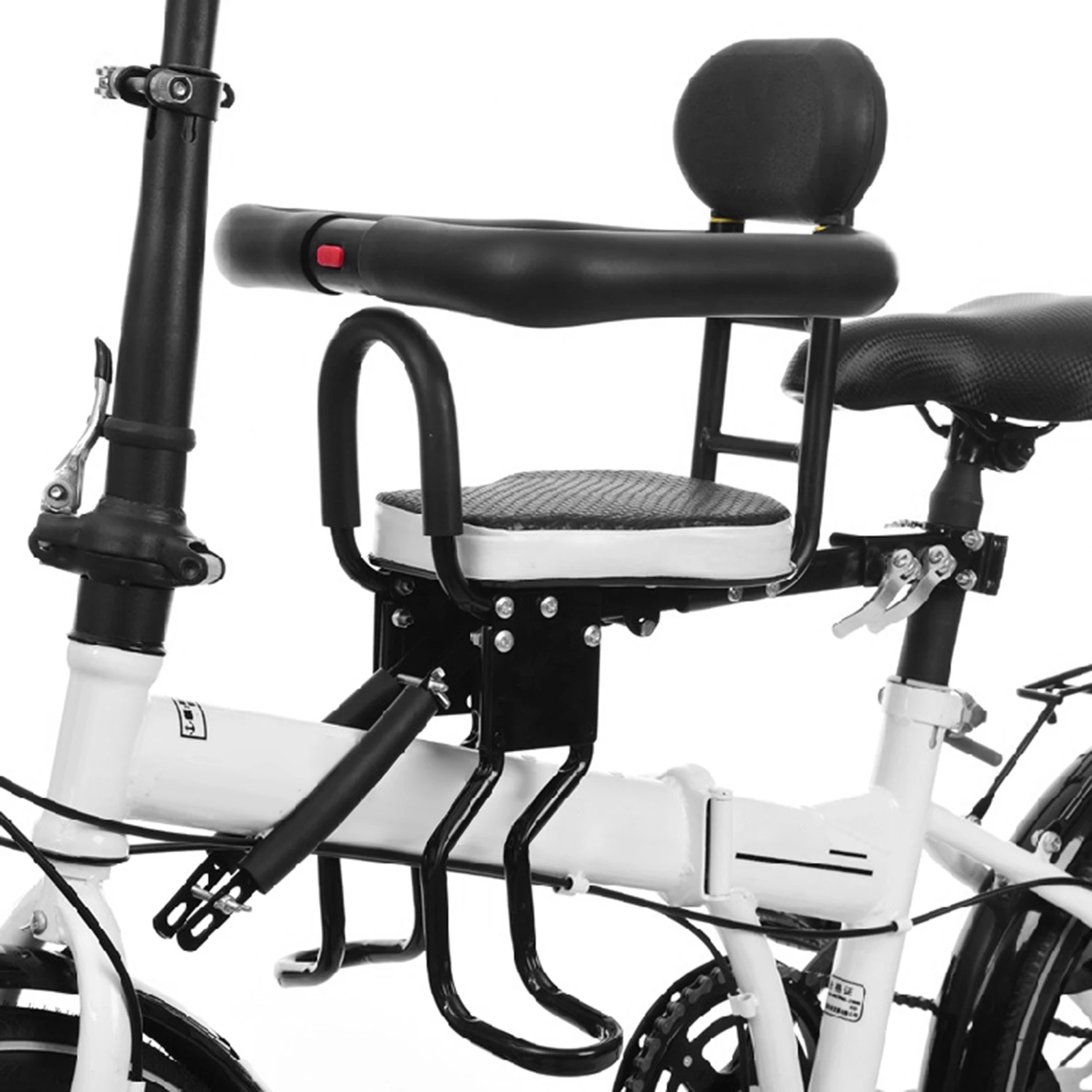 Asiento de bicicleta para niños Asiento de esponja engrosado portátil de montaña eléctrica Capacidad de 80 kg para múltiples modelos