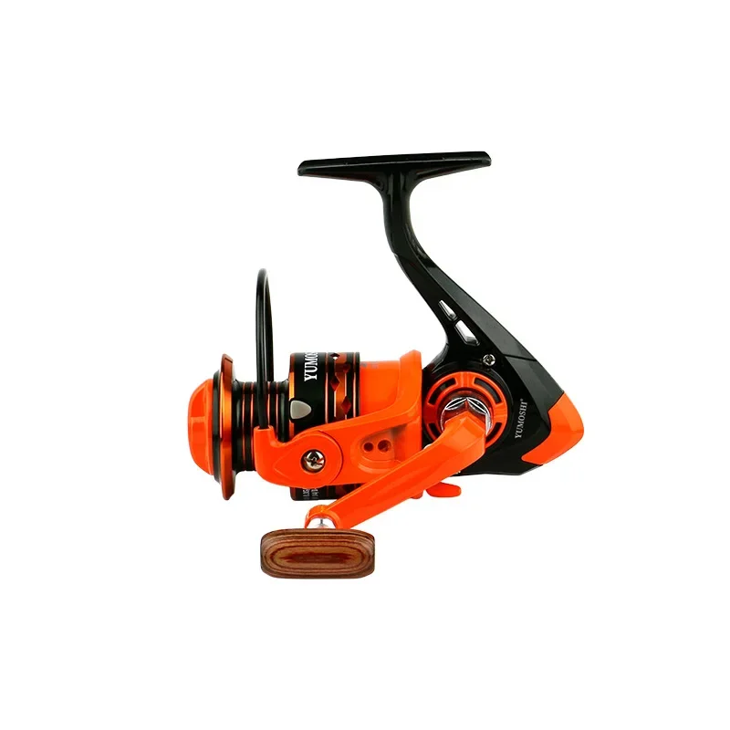 Carrete de Metal naranja, carrete giratorio, equipo de pesca de agua salada de fundición larga, cuerpo de aleación ligero, fundición de Surf de aguas profundas de alta visibilidad - imagen 2