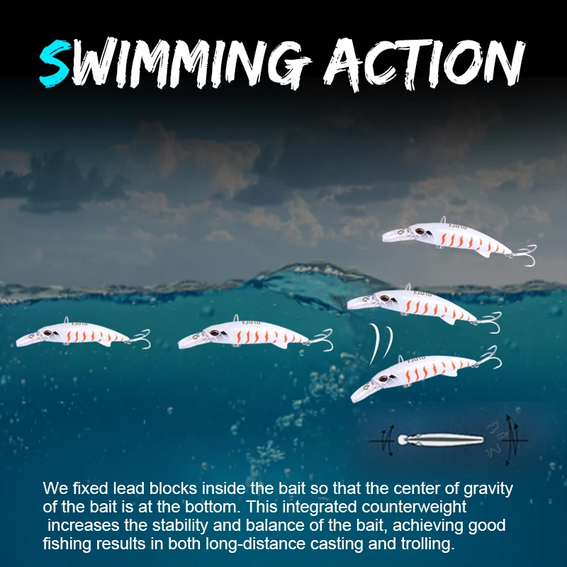 FJORD Glow UV 110mm 64g cebos duros que se hunden señuelo de pesca de fundición larga profundidad de mar agua salada señuelos de curricán Swimbaits artículos de pesca - imagen 5