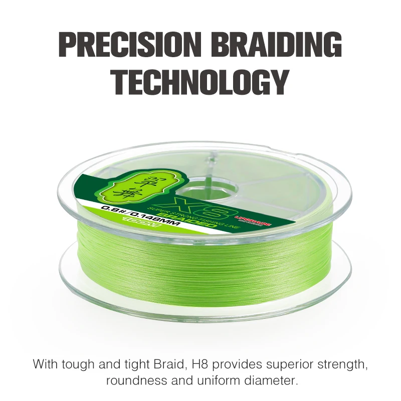 TSURINOYA 8 Strands Braided PE Fishing Line 300m H8 16LB 22LB 25LB 30LB 40LB 45LB 50LB Long Casting Smooth 8 Weaves Tackle - imagen 5