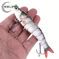 Swimbait articulado para trucha – Señuelo duro con ojos 3D