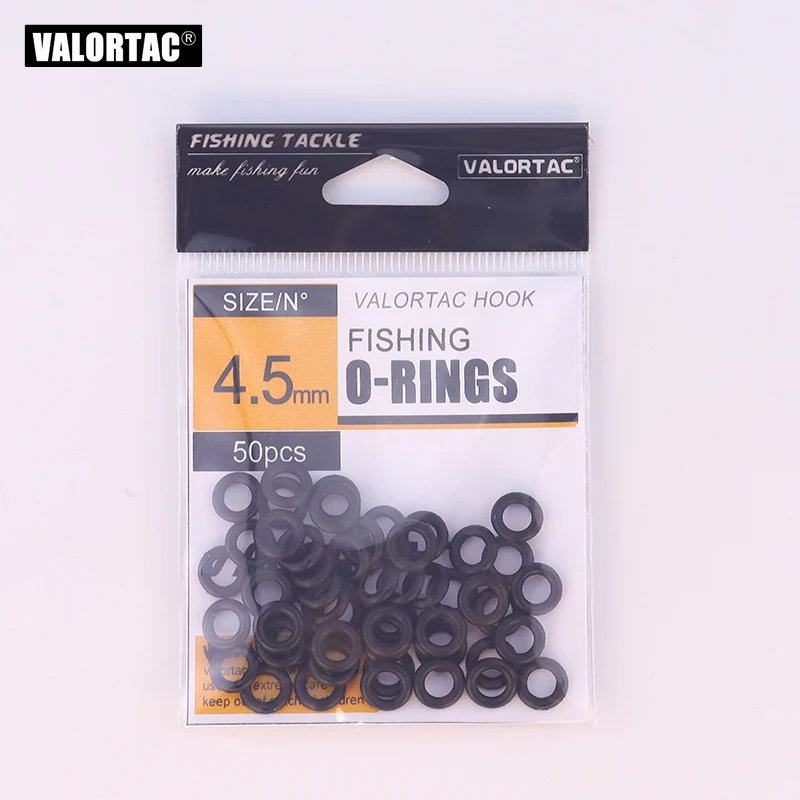 50 unids/lote diámetro interior 4,5mm 5,5mm accesorios de pesca Wacky O Ring juego de aparejos de pesca de carpa para aparejos de pesca Neko Rig - imagen 4