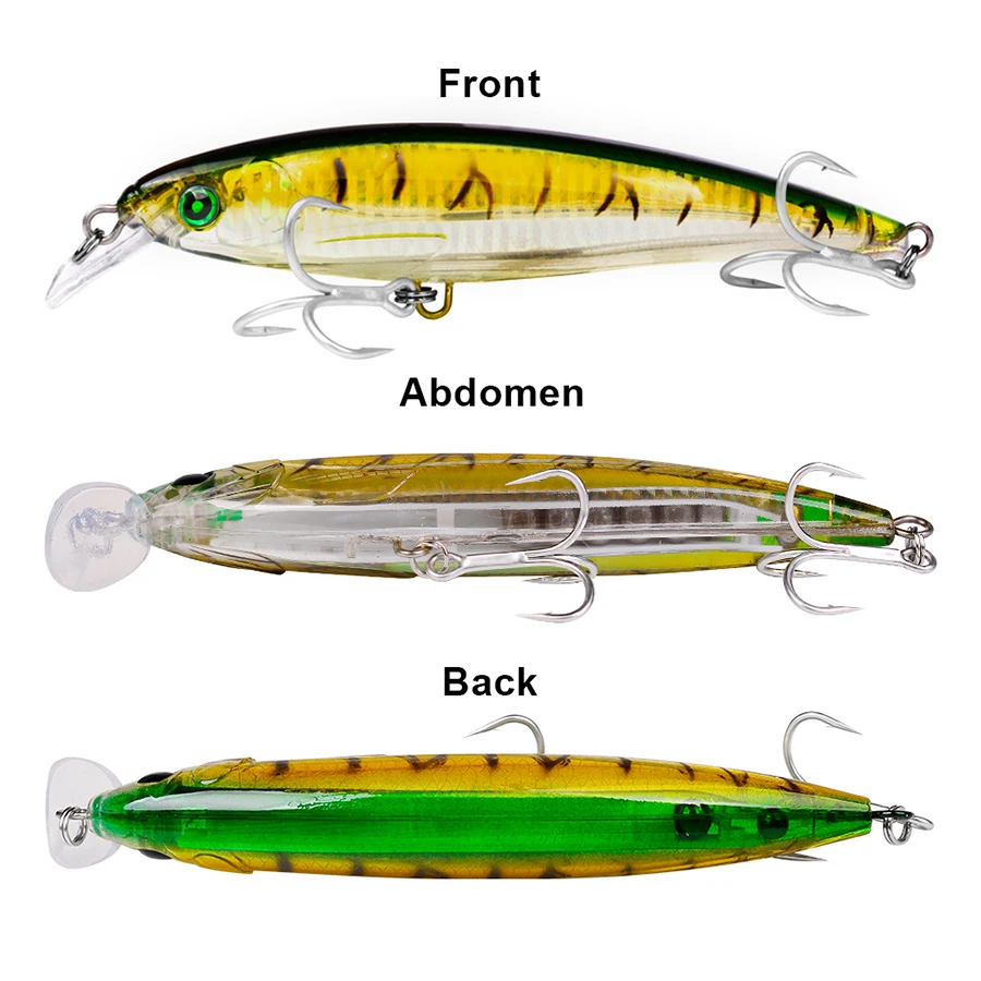 1 Uds señuelo de Pesca duro Crankbait 16cm 43g cebo Artificial flotante 9 colores señuelo que se hunde para Lucio Pesca aparejos de Pesca - imagen 5
