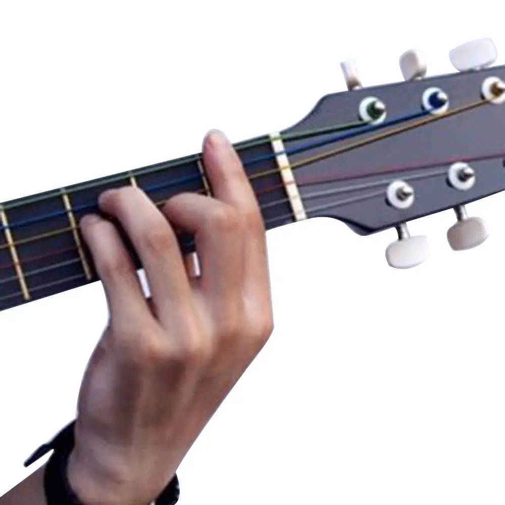 Nuevas cuerdas de guitarra acústica con luz de arcoíris, piezas de instrumentos musicales, Material de acero E-A - imagen 5