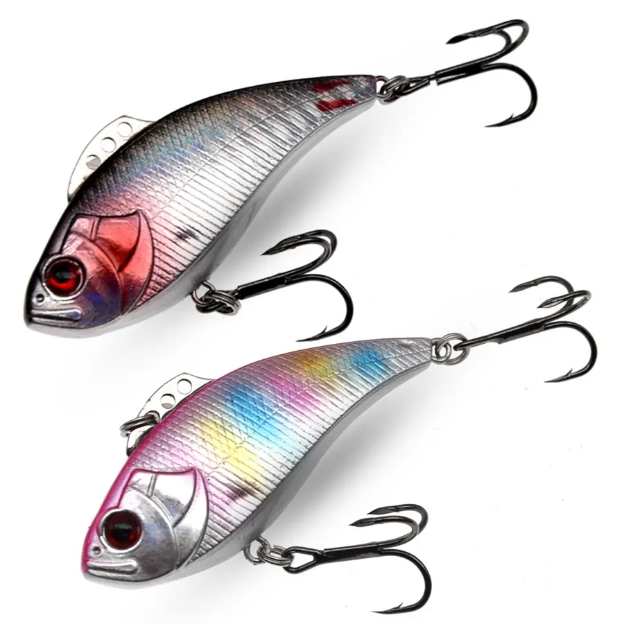 JYJ-aparejos de pesca de lubina, 6cm, 12g, vibración continua, hundimiento profundo duro, VIB, isca leurre - imagen 5