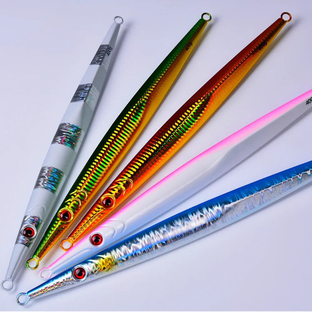 Explore el mundo vibrante de los señuelos de pesca con estos diseños coloridos y llamativos