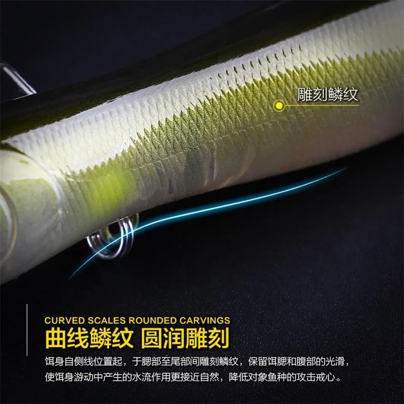 Topwater-señuelo duro Wobbler de 16g y 100mm para pesca de lubina, cebo duro para agua dulce y salada - imagen 5