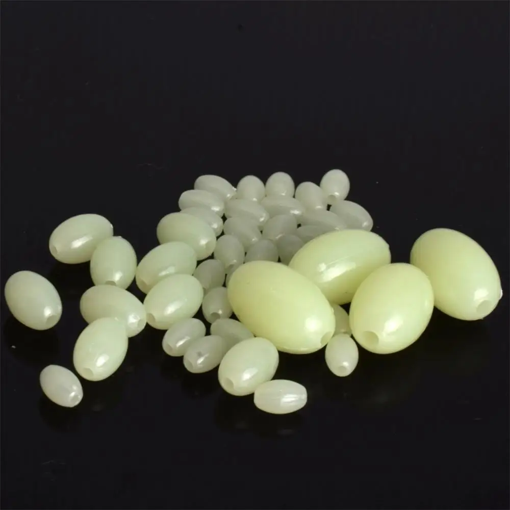 Abalorios de pesca luminosos antideslizantes para agua salada y dulce