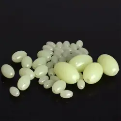 Abalorios de pesca luminosos antideslizantes para agua salada y dulce