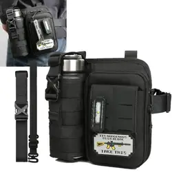 Riñonera Molle pesca con portabotellas y bolsas multifunción